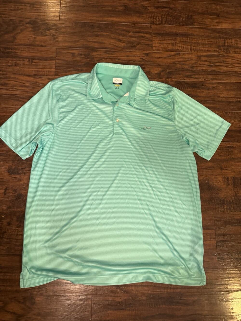 Greg Norman Golf Polo Shirt Mint Green Mens Sz: XXL